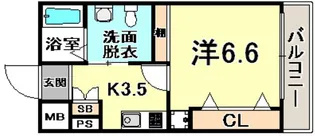 M's三宮【2階】の間取り