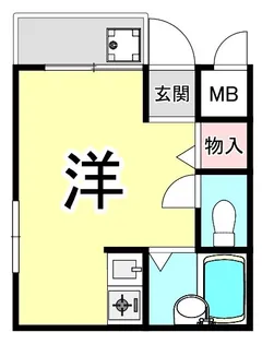 兵庫県神戸市灘区稗原町2丁目【マンション】の間取り