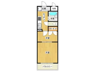 ハイツイフ【2階】の間取り