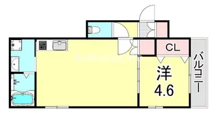 ブリリオ甲子園【1階】の間取り