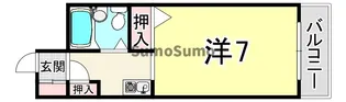 兵庫県尼崎市富松町1丁目【マンション】の間取り