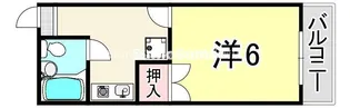 兵庫県尼崎市南武庫之荘2丁目【アパート】の間取り