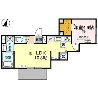 アンベリール【1階】の間取り