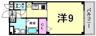 兵庫県神戸市中央区北野町3丁目【マンション】の間取り
