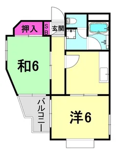 フローレンス西宮1【1階】の間取り