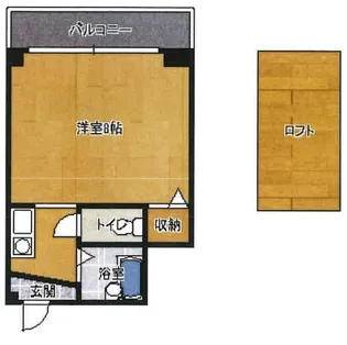 メゾンドピュア【3階】の間取り
