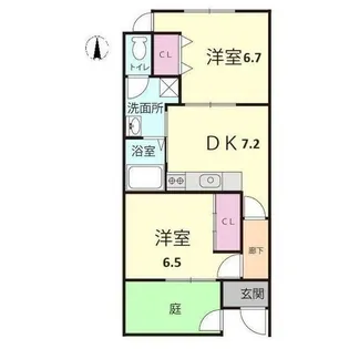 兵庫県神戸市中央区中島通3丁目【一戸建】の間取り