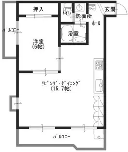 甲南野崎ハイム【3階】の間取り
