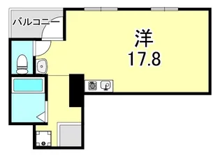 兵庫県神戸市中央区御幸通2丁目【マンション】の間取り