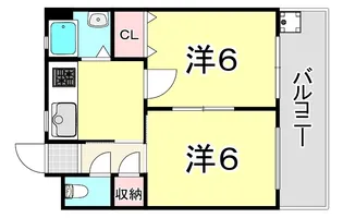 脇浜マンション【2階】の間取り