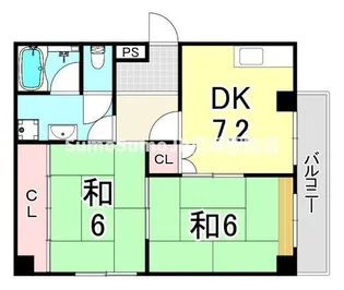 兵庫県尼崎市南塚口町5丁目【マンション】の間取り