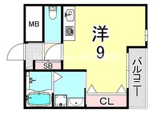 兵庫県尼崎市栗山町1丁目【アパート】の間取り