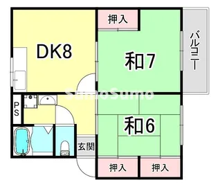 シティハイム橋本第6AP【2階】の間取り