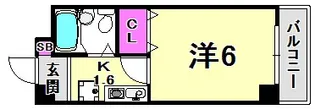 兵庫県西宮市林田町【マンション】の間取り