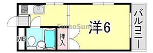 兵庫県尼崎市尾浜町3丁目【アパート】の間取り