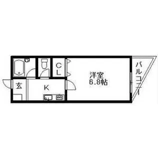 兵庫県神戸市長田区房王寺町4丁目【マンション】の間取り