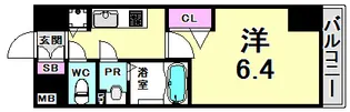 プレサンスみなと元町駅前【2階】の間取り