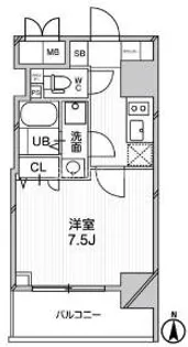 大阪府大阪市浪速区恵美須西2丁目【マンション】の間取り