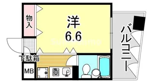 兵庫県神戸市兵庫区湊町1丁目【マンション】の間取り
