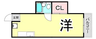 ドミトリー甲子園【5階】の間取り