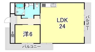 エクセレント西宮北口【2階】の間取り