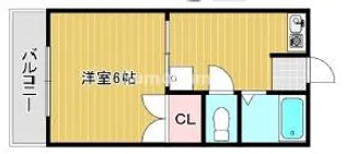 兵庫県神戸市長田区上池田1丁目【アパート】の間取り