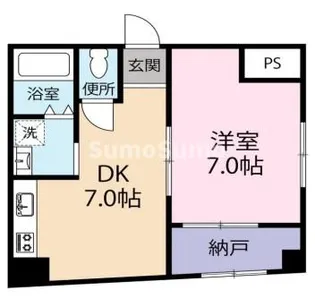 兵庫県神戸市長田区鶯町2丁目【マンション】の間取り