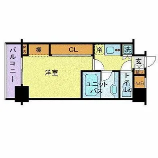 ミディアス渋谷WEST【2階】の間取り