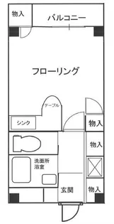 兵庫県神戸市兵庫区塚本通3丁目【マンション】の間取り