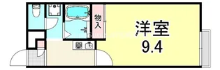 兵庫県尼崎市次屋1丁目【アパート】の間取り