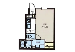 アクシス学芸大学【1階】の間取り