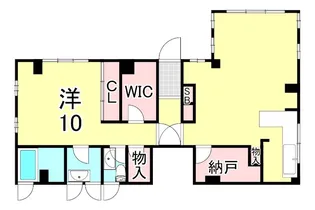 松生ビラ【1階】の間取り