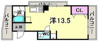 フラワービルディング【3階】の間取り