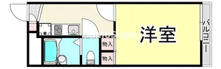 レオパレスウエストリバー【2階】の間取り