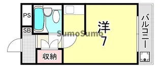兵庫県尼崎市東難波町5丁目【アパート】の間取り