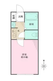 兵庫県神戸市東灘区岡本3丁目【アパート】の間取り