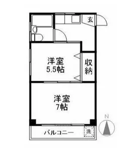 第ニ広幸ハウス【3階】の間取り