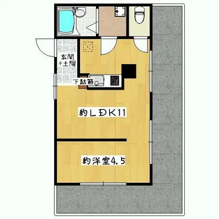 福岡県福岡市早良区城西3丁目【マンション】の間取り