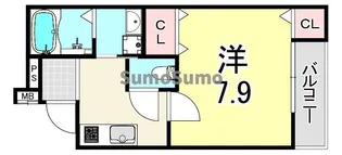 兵庫県尼崎市三反田町2丁目【アパート】の間取り