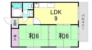 サンフローレ千代ヶ丘【2階】の間取り