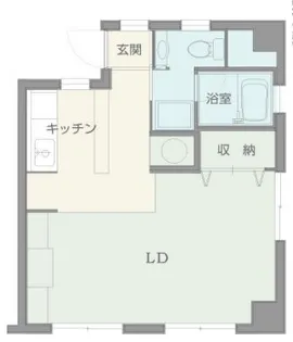 ライオンズマンション神戸元町【10階】の間取り