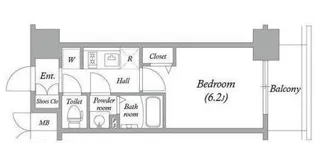 大阪府大阪市西区本田4丁目【マンション】の間取り