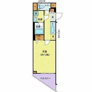 クレヴィスタ三軒茶屋【2階】の間取り
