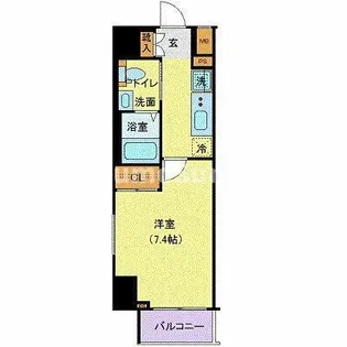 ジェノヴィア目黒南グリーンヴェール【8階】の間取り