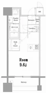 福岡県福岡市博多区下呉服町【マンション】の間取り