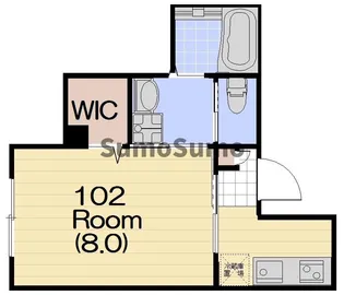 ステラハウス32【1階】の間取り