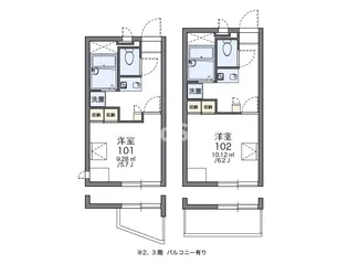 兵庫県神戸市東灘区住吉南町3丁目【アパート】の間取り