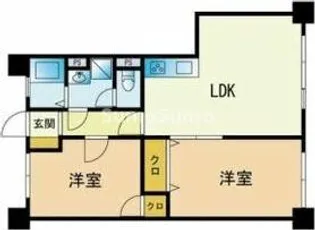 セレス駅南【5階】の間取り