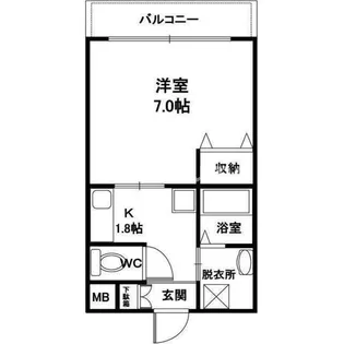 リープラス立花【3階】の間取り