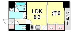 兵庫県尼崎市東難波町5丁目【マンション】の間取り